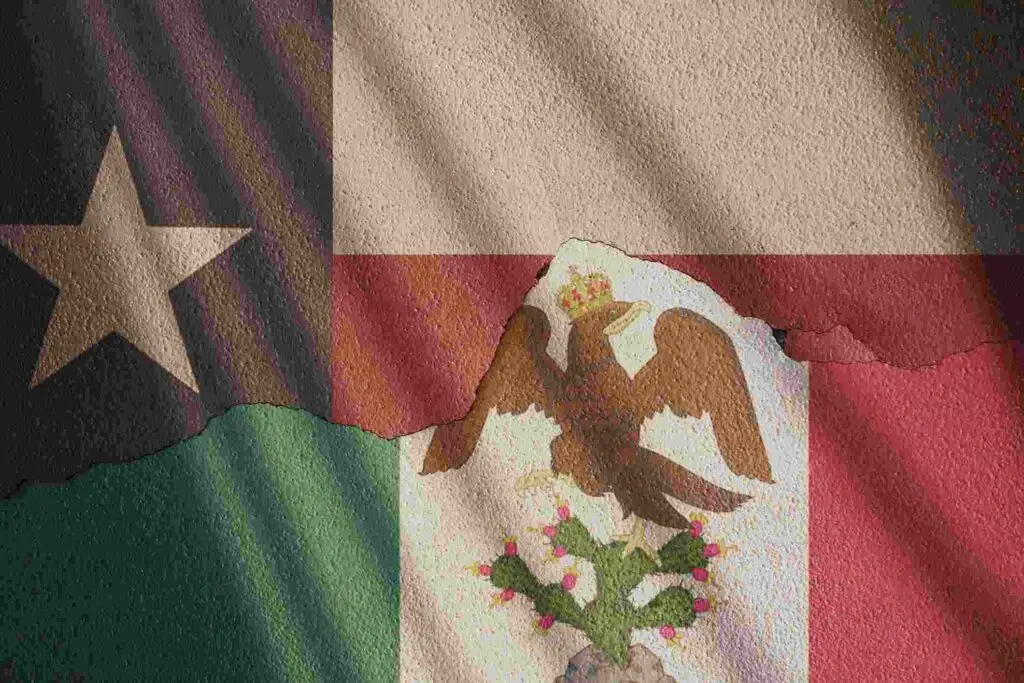 1685047802 dreamstime m 87291474 Texas and Mexico Empire Flags Image 1